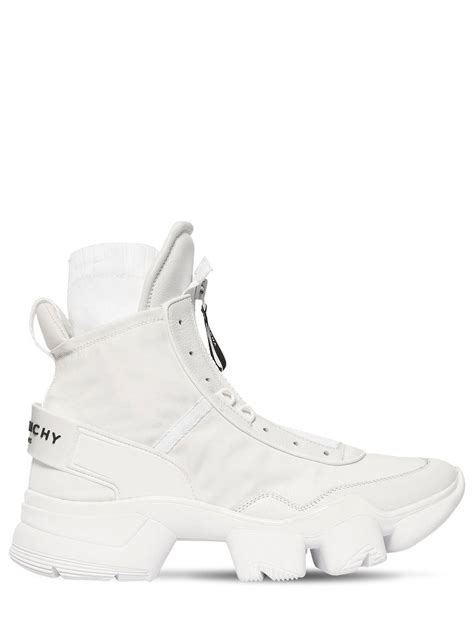 givenchy high top leather sneakers|Givenchy jaw high white sneakers.